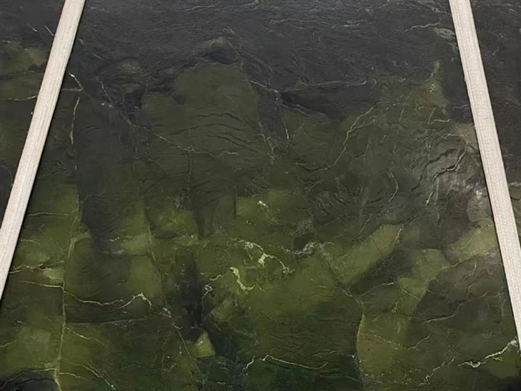 Avocado Green quartzite custom size slab