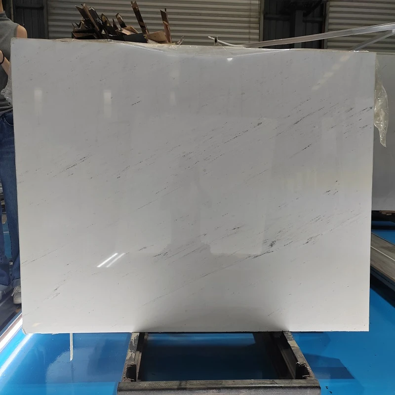 Bianco Sivec White Marble Slab Designs