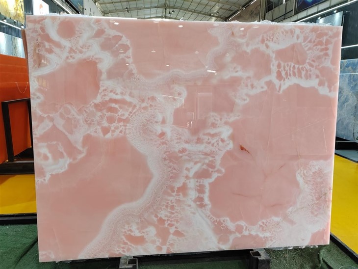Natural Pink Onyx Marble Jade Slab suppliers