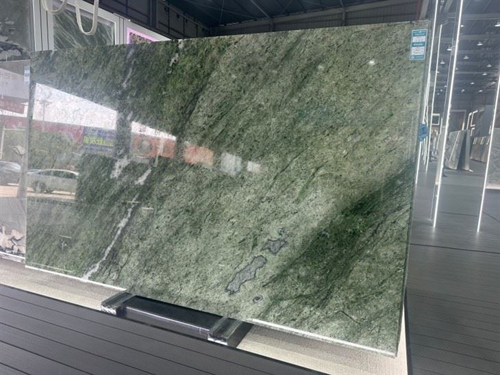 Luxe Emerald Green Marble Slab suppliers