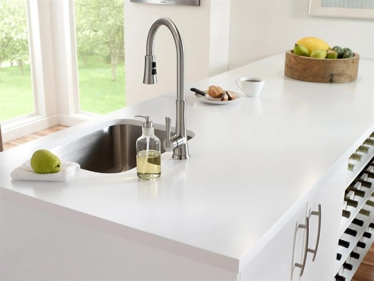 Luxury Design Pure White Quartz Countertops