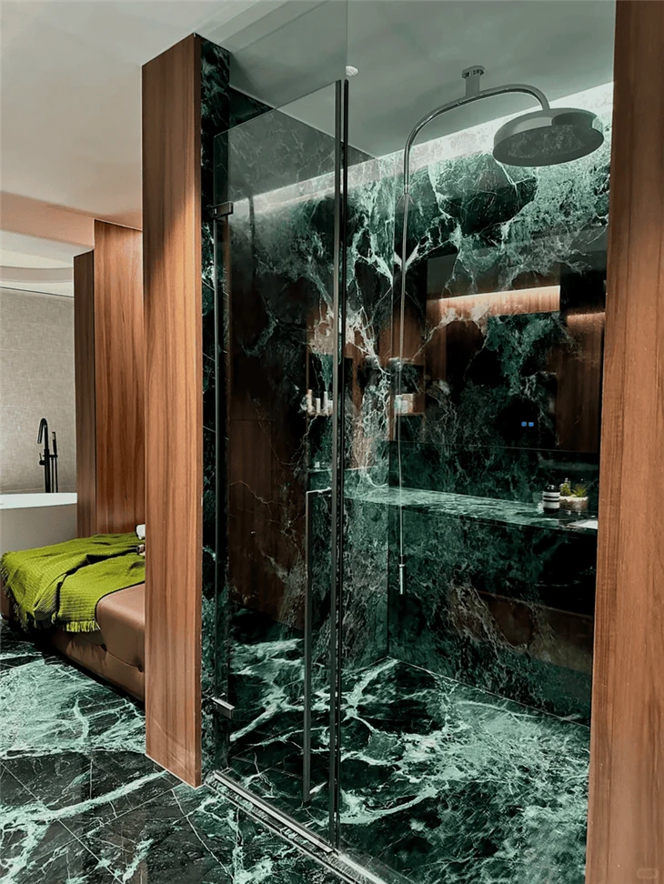 Prada Green Marble Vanity Top factory