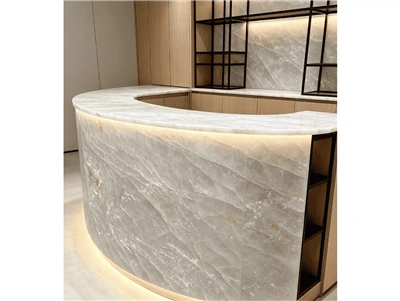 Backlit White Crystal Cabinet